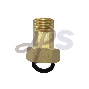 Conector de bronze acessórios de medidor de água e chumbo material livre medidor de água montagem